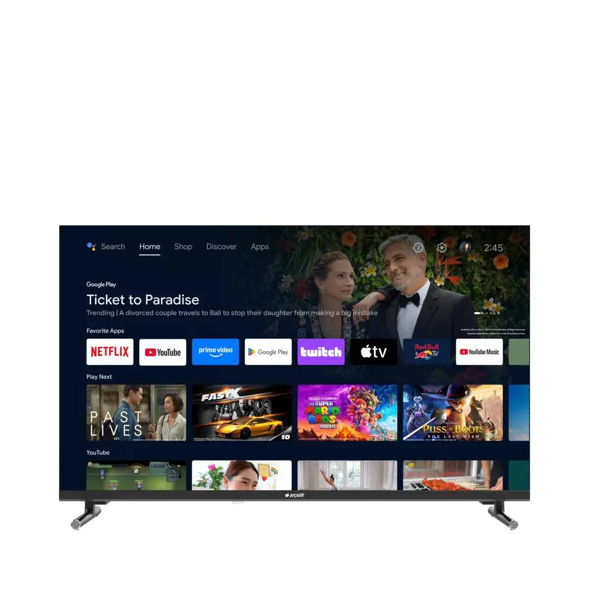 32" HD Android TV - A 632 C Smart TV — görsel 1
